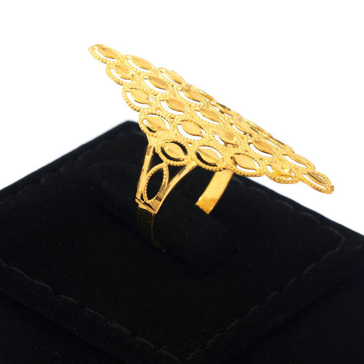 22K Gold Marquise Diamond Lattice Ring - Zero making charge