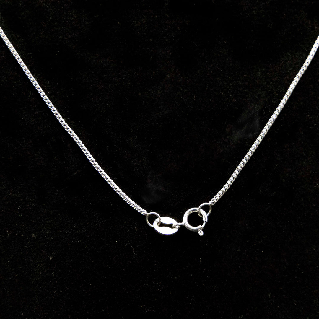 18K White Gold Chain Zero Making Charges AFZM00490