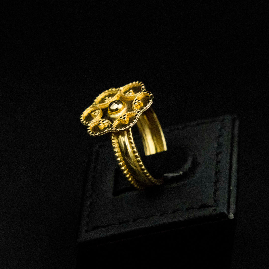 21K Gold Ring Zero Making Charges AFZM00494