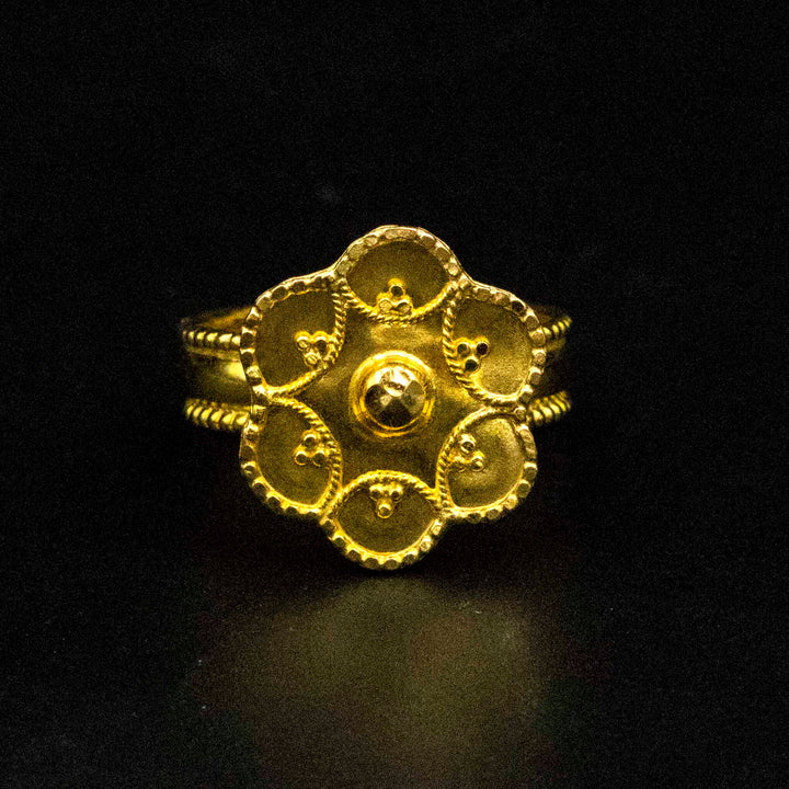 21K Gold Ring Zero Making Charges AFZM00494