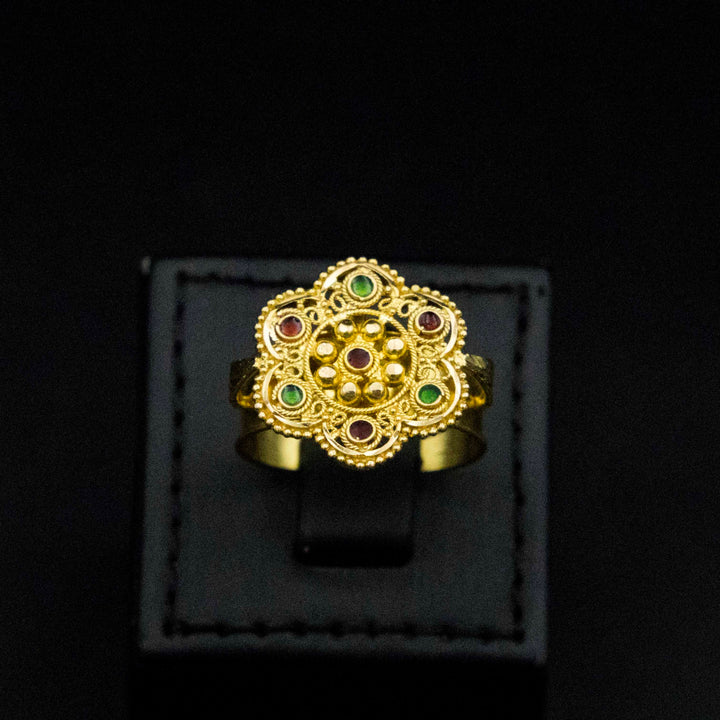 21K Gold Ring Zero Making Charges AFZM00495