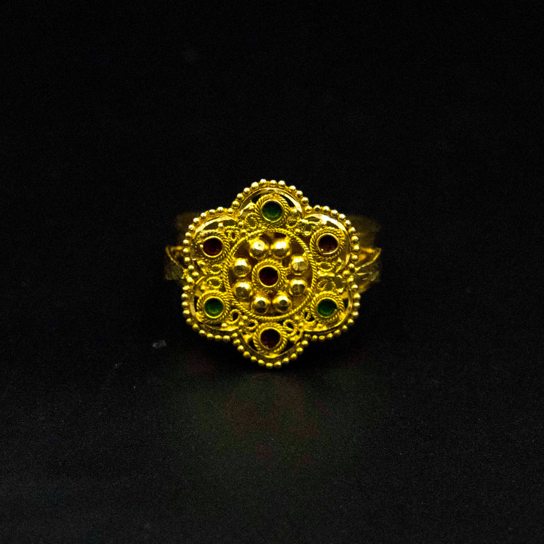 21K Gold Ring Zero Making Charges AFZM00495