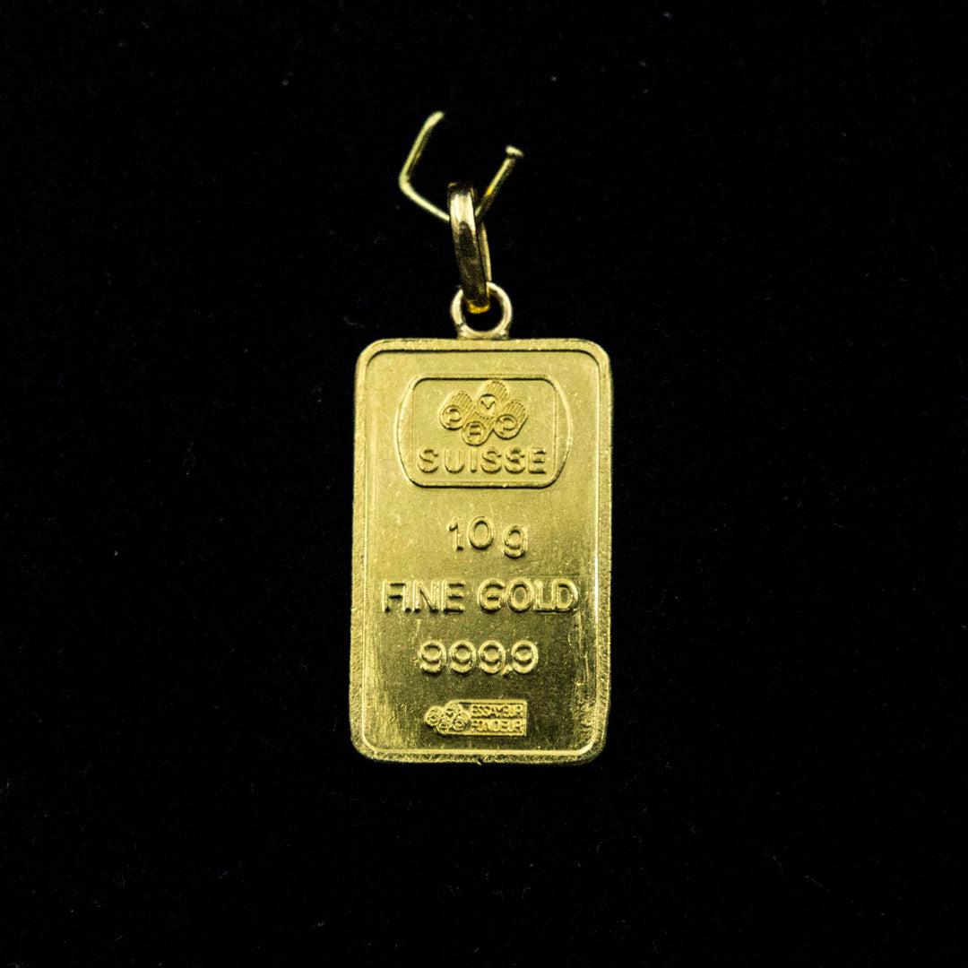 24K Gold Bar With Hook Zero Making Charges AFZM00497