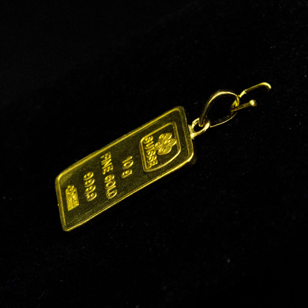 24K Gold Bar With Hook Zero Making Charges AFZM00497