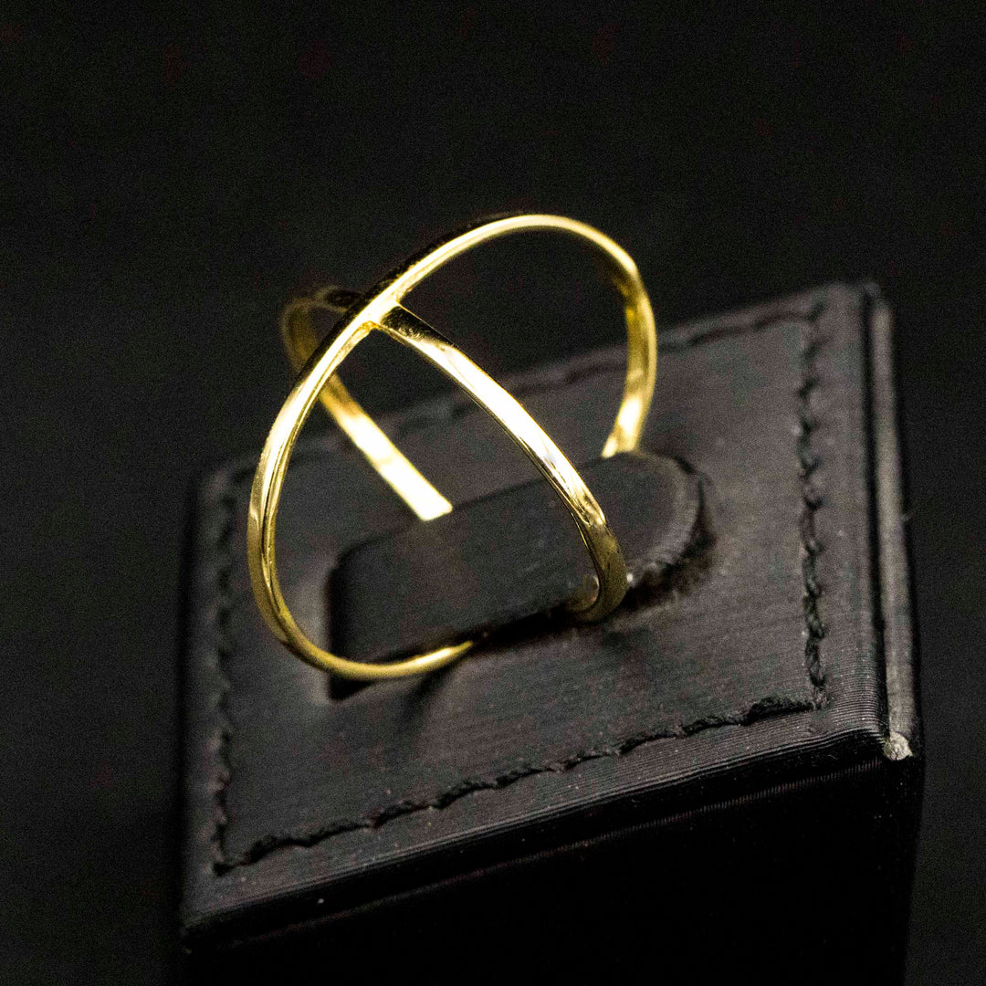 18K Gold Ring In Zero Making Charges AFZM00499