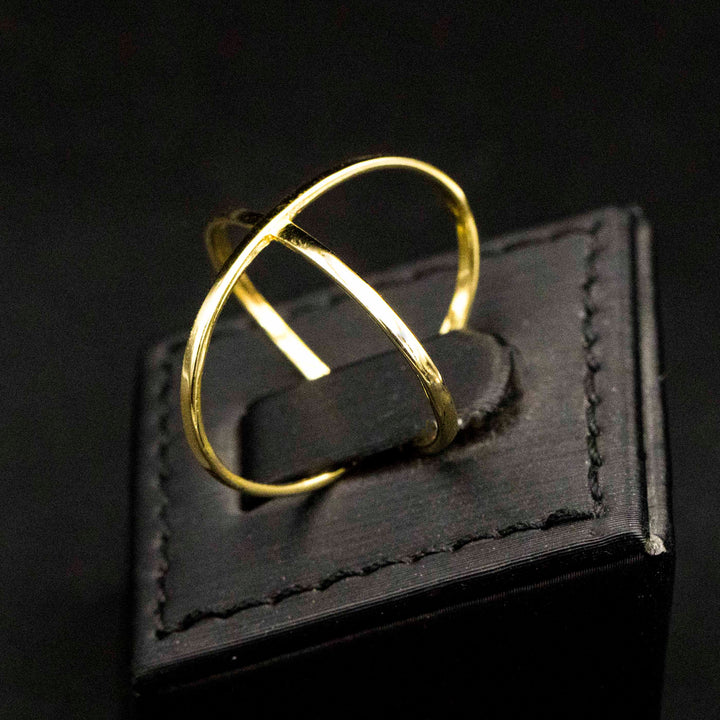 18K Gold Ring In Zero Making Charges AFZM00499