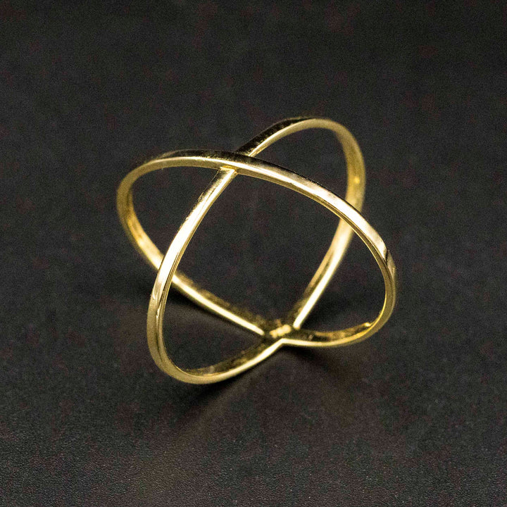18K Gold Ring In Zero Making Charges AFZM00499