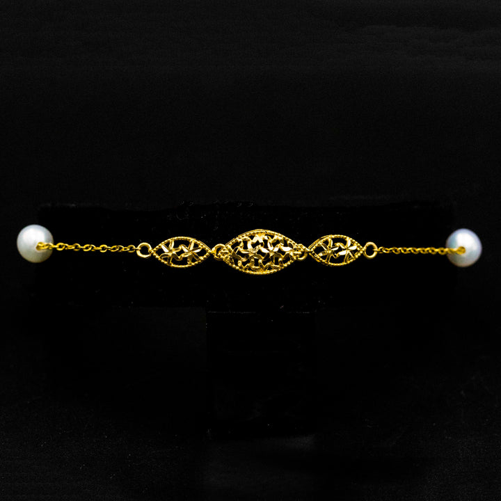 21K Gold Bracelet In Zero Making Charges AFZM00503