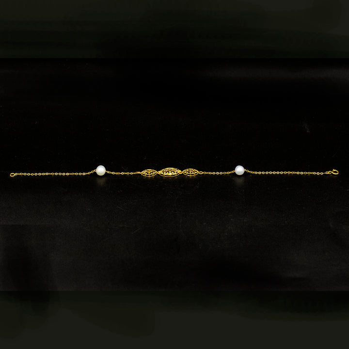 21K Gold Bracelet In Zero Making Charges AFZM00503