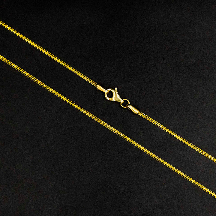 22K Gold Chain In Zero Making Charges AFZM00505