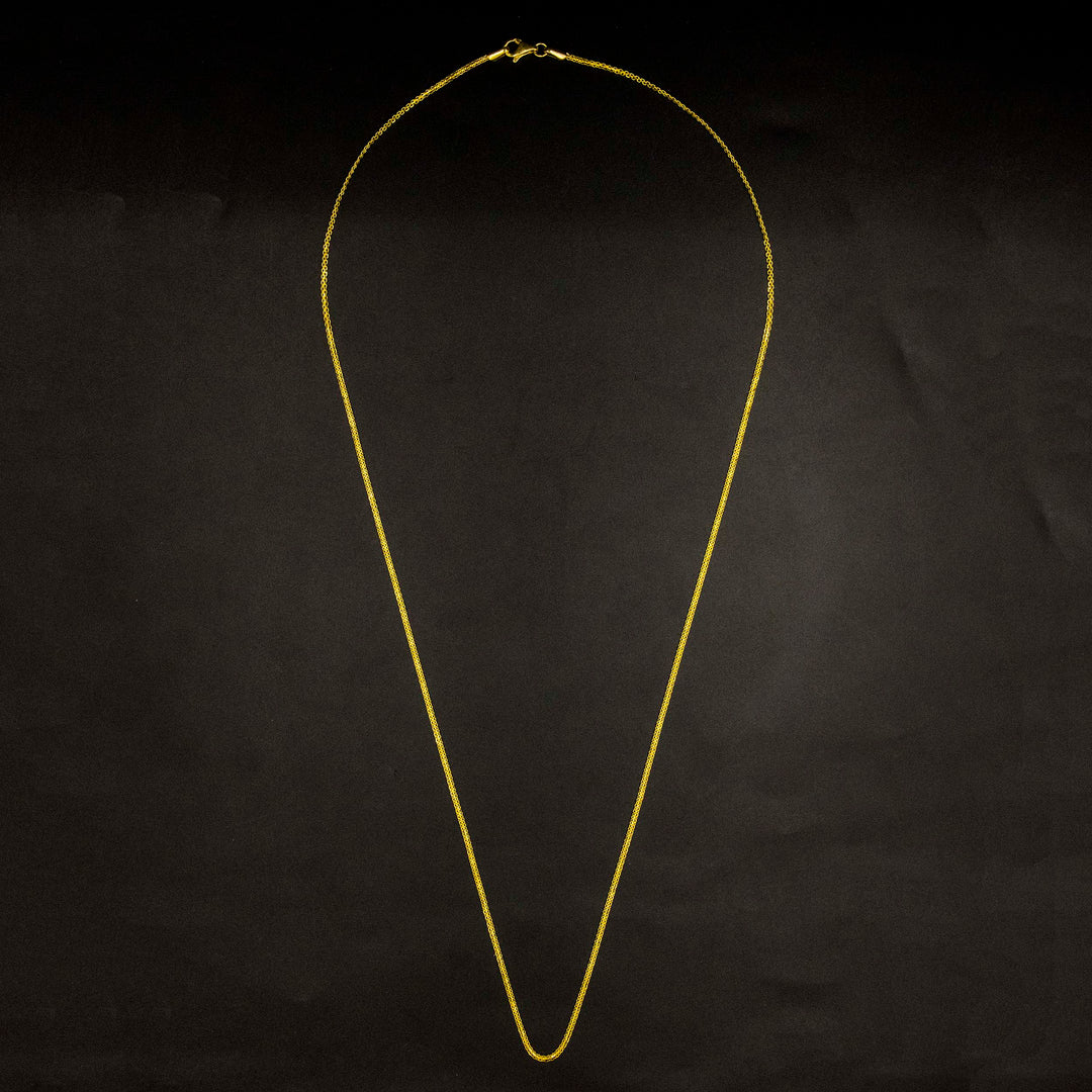 22K Gold Chain In Zero Making Charges AFZM00505