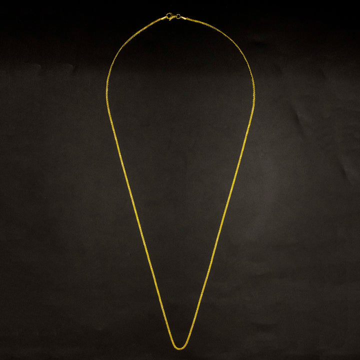 22K Gold Chain In Zero Making Charges AFZM00505