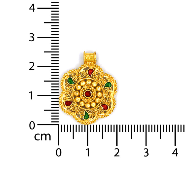 21K Gold Pendant AFP02875