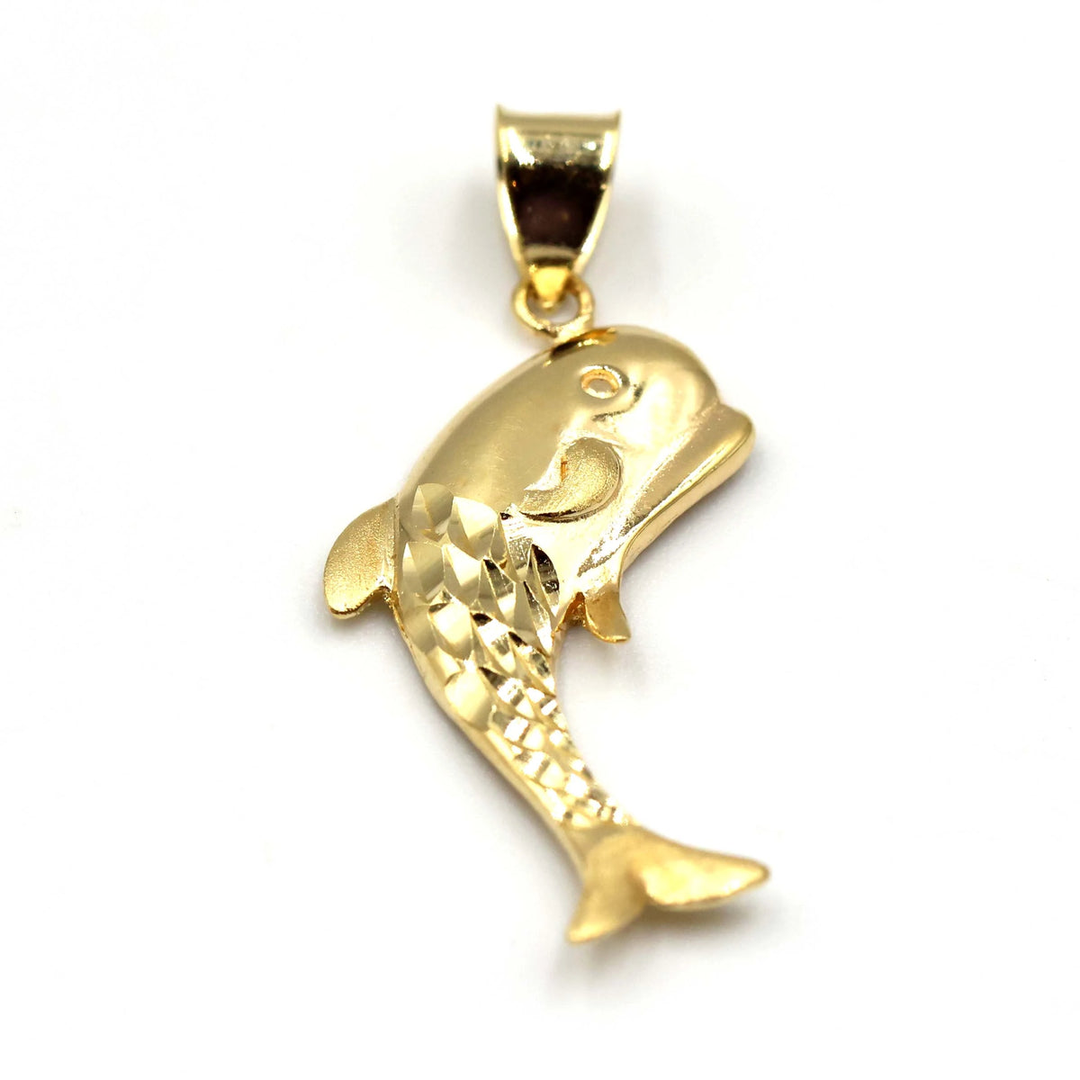 18K Gold Dolphin Pendant - AL FANAN
