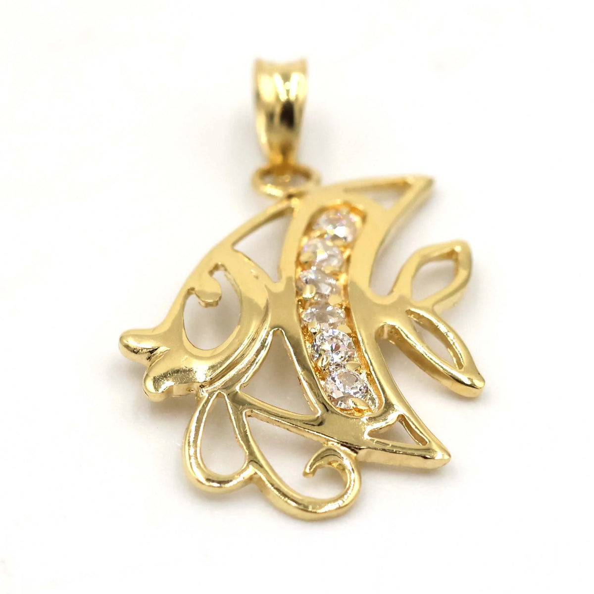 18K Gold Arabic Calligraphy Pendant - AL FANAN