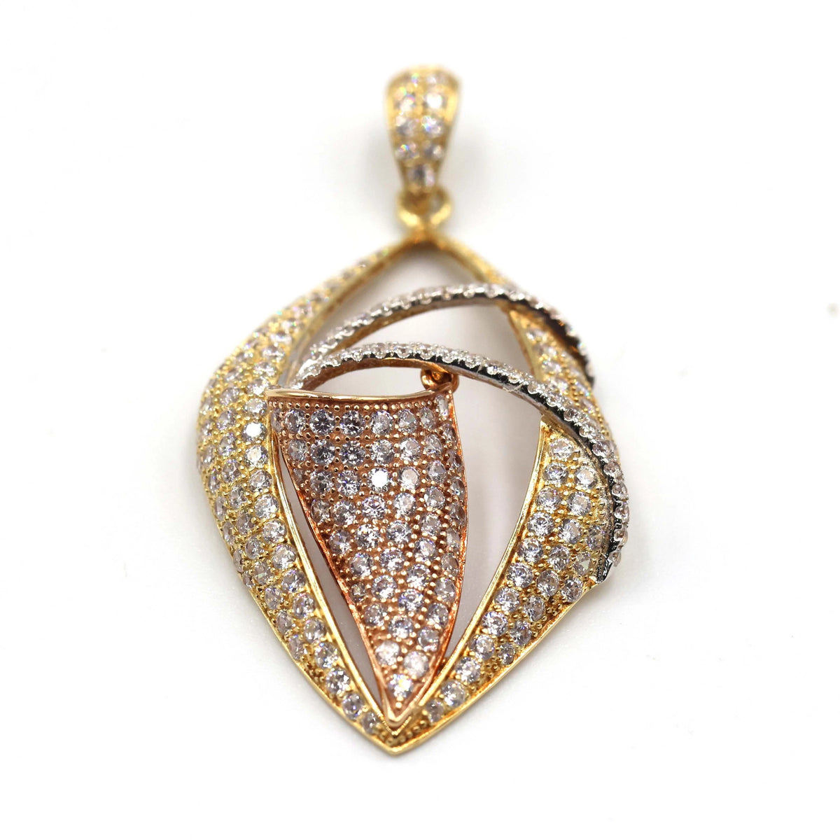 18k Gold Leaf - Shaped pendant - AL FANAN