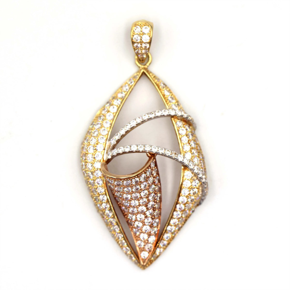 18k Gold Leaf - Shaped pendant - AL FANAN