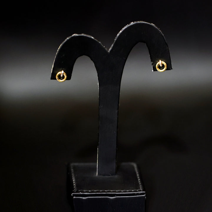 18K Gold Earrings No Making Charges BG80002470