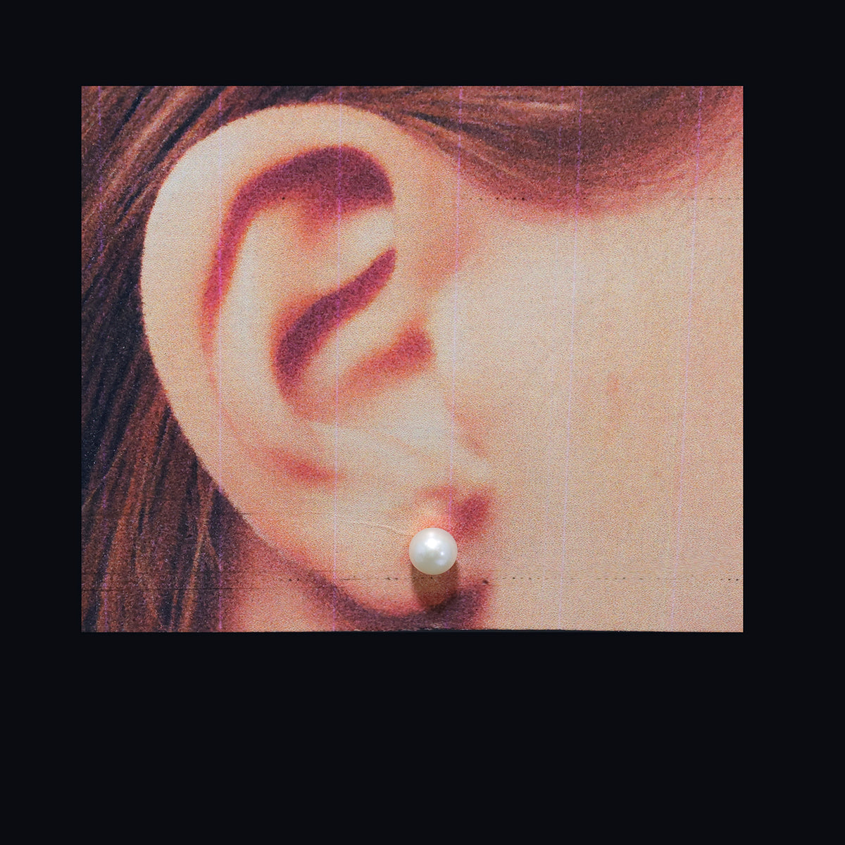 18K Gold Pearl Stud Earrings – Classic Everyday Elegance - Size Reference