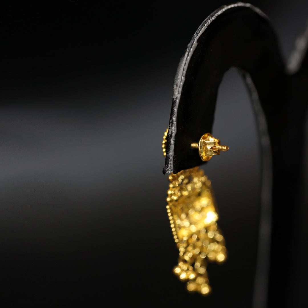 22K Gold Earrings No Making Charges BG80003230