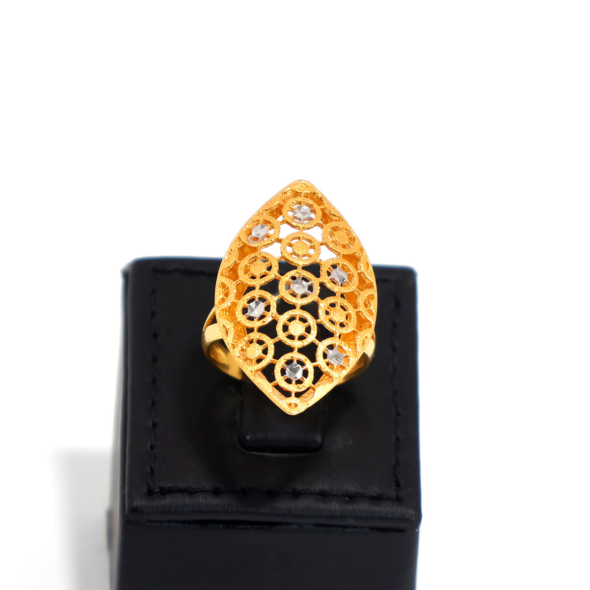 22K Gold Ring – elegant classic design – Zero Making Charge - Main View