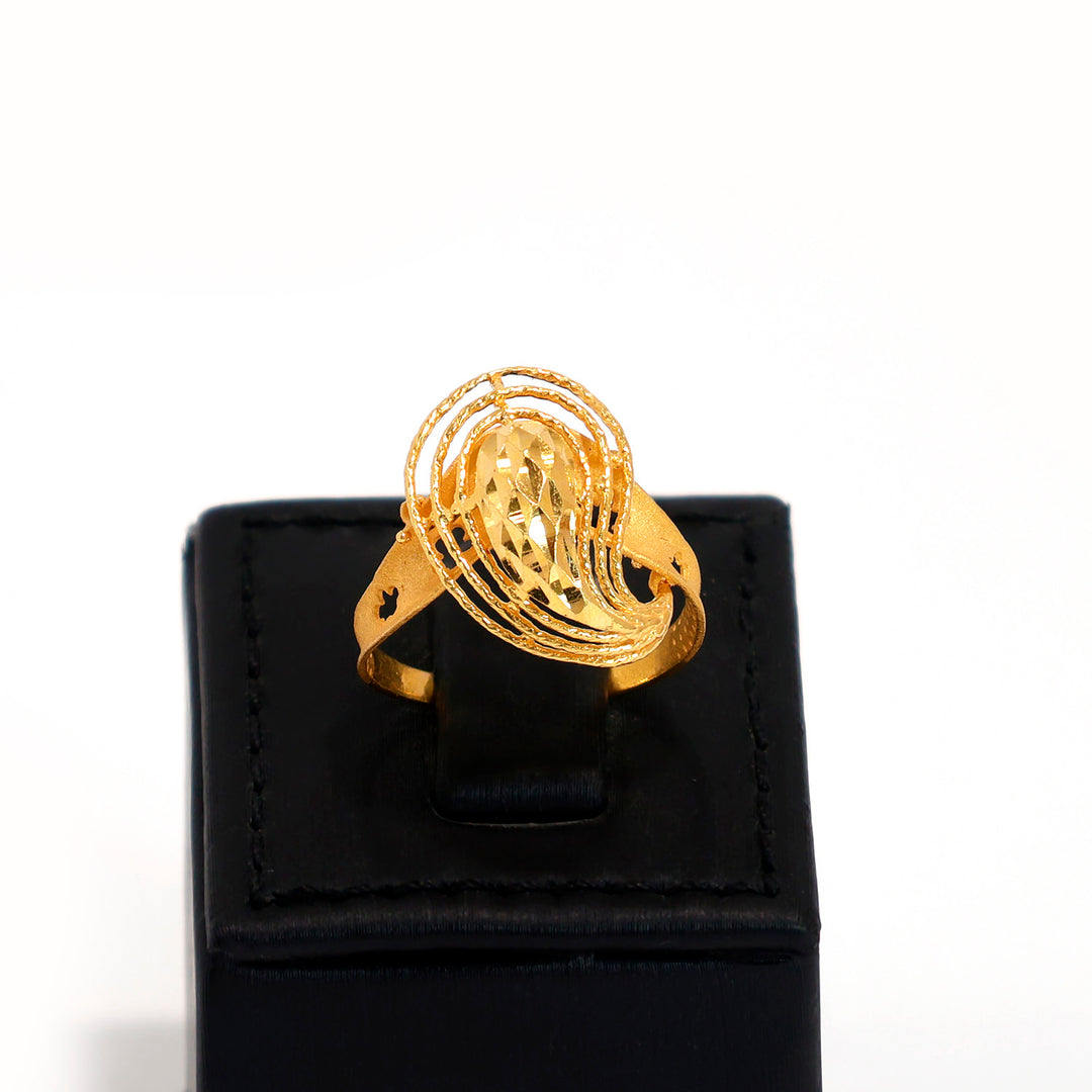 22K Gold Ring – Yellow gold band ring – Zero Making Charge - Main View