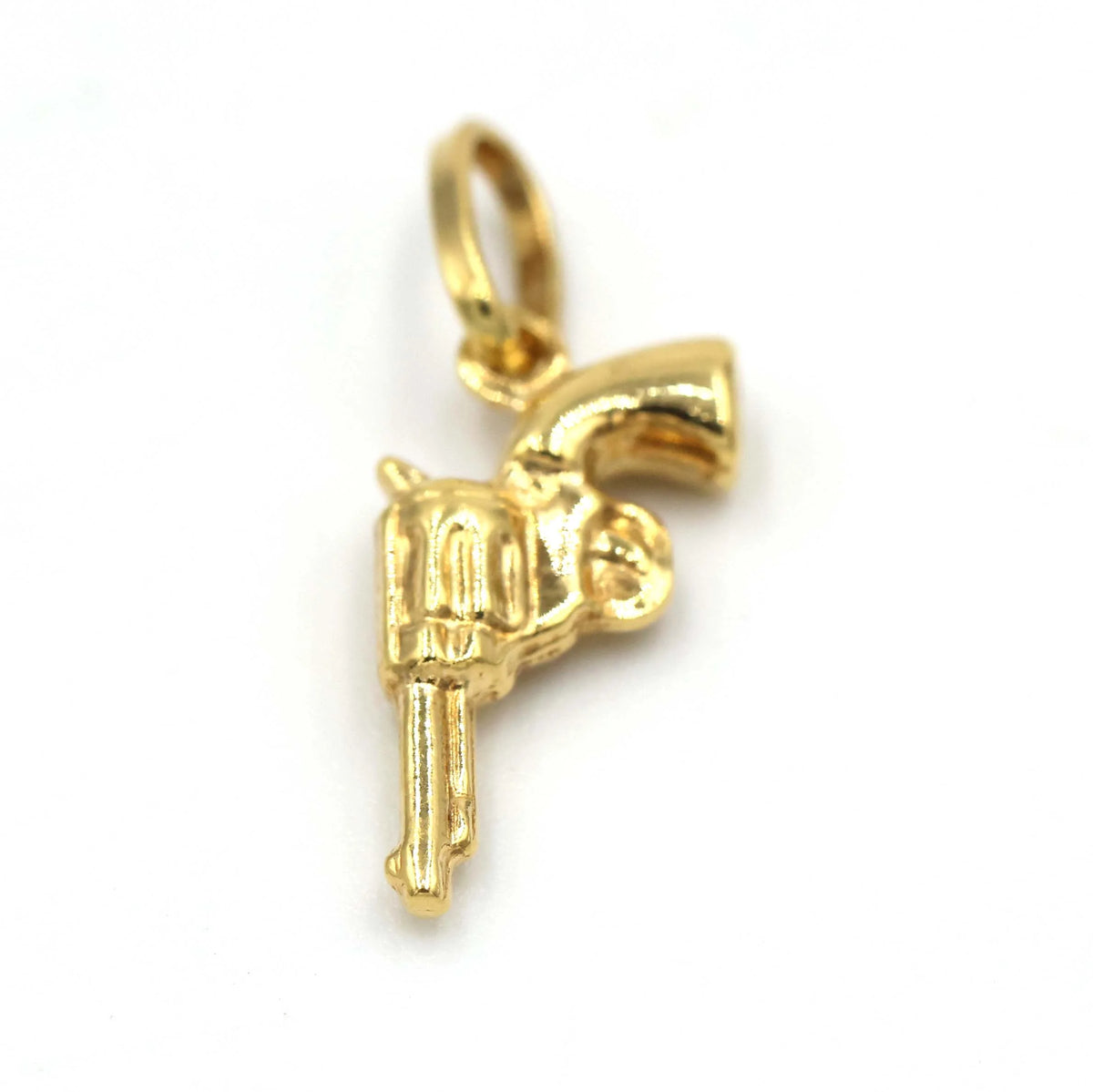 18k Gold Gun Pendant  - AL FANAN