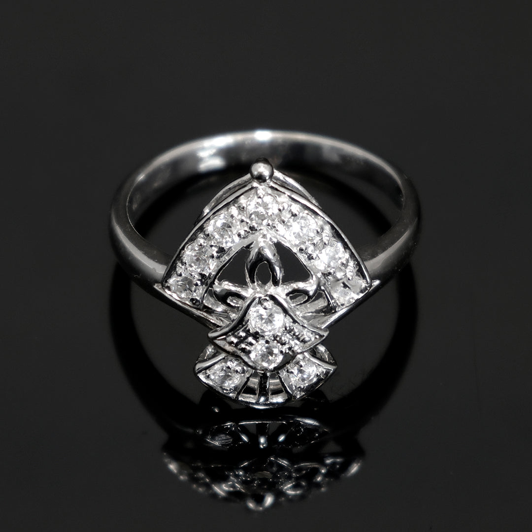 18K Gold Ring – Refined Geometric Design – Zero Making Charge - main view