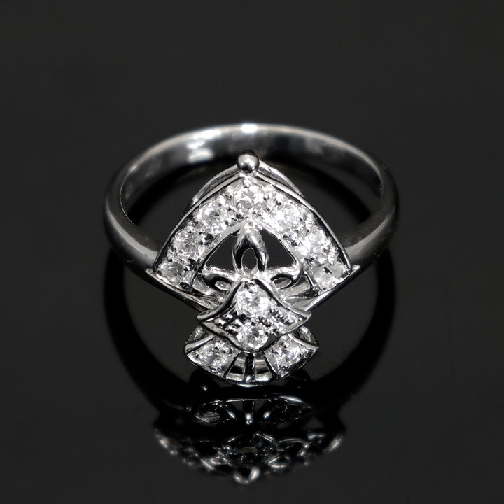 18K Gold Ring – Refined Geometric Design – Zero Making Charge - main view