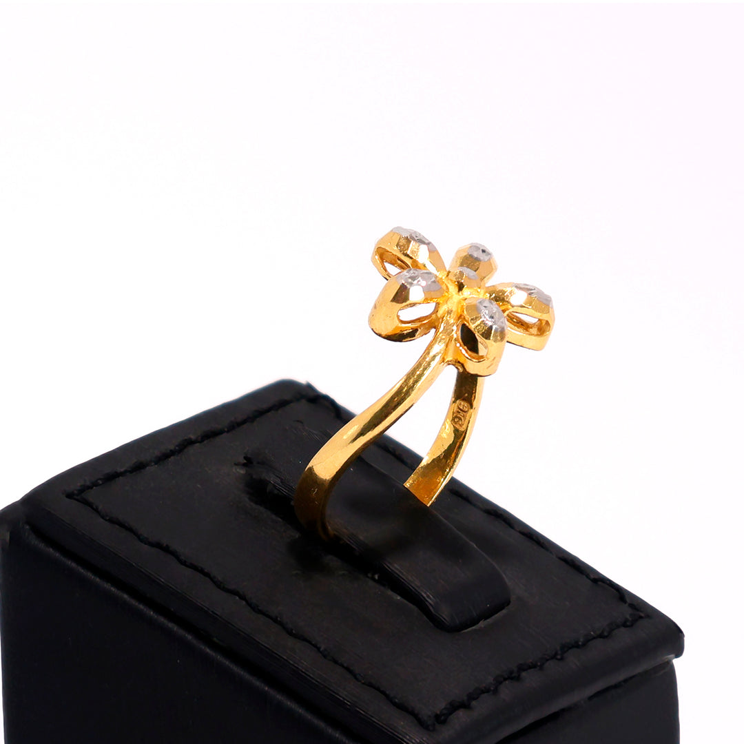22K Gold Ring – timeless jewelry piece – Zero Making Charge - Side Angle