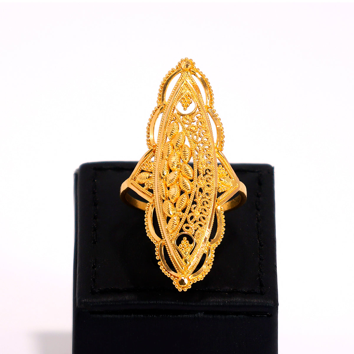 22K Gold Ring – Yellow gold band ring – Zero Making Charge - Main View
