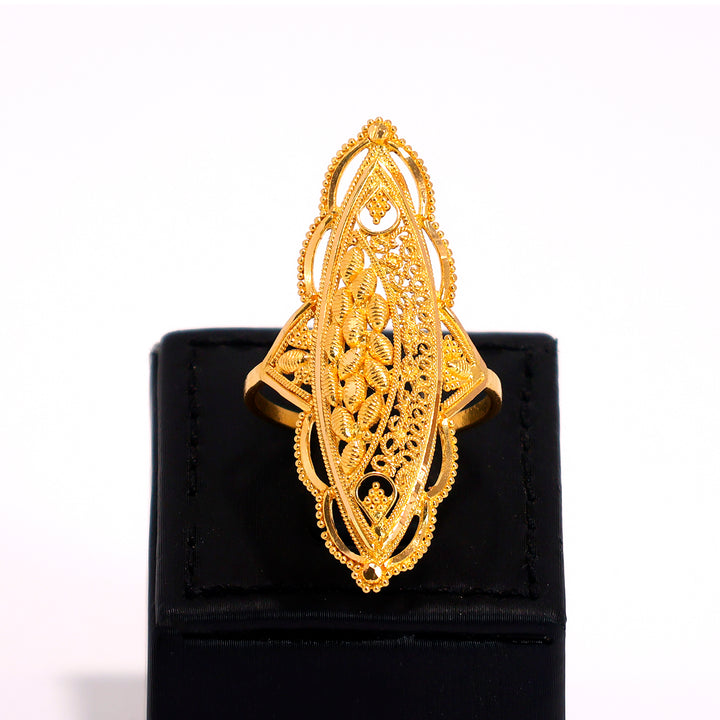 22K Gold Ring – Yellow gold band ring – Zero Making Charge - Main View