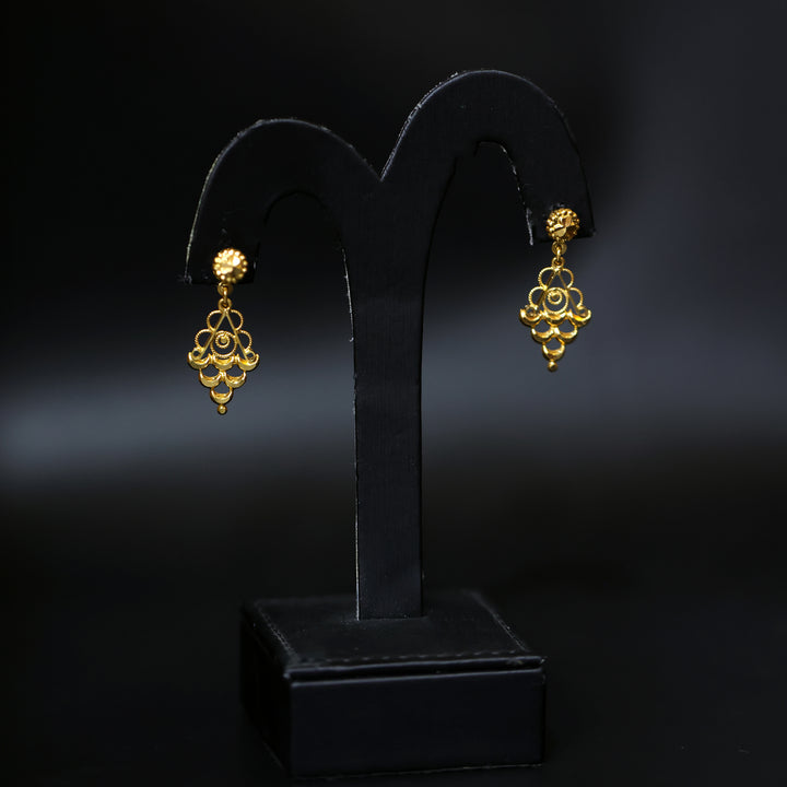 22K Gold Earrings No Making Charges BG80005590