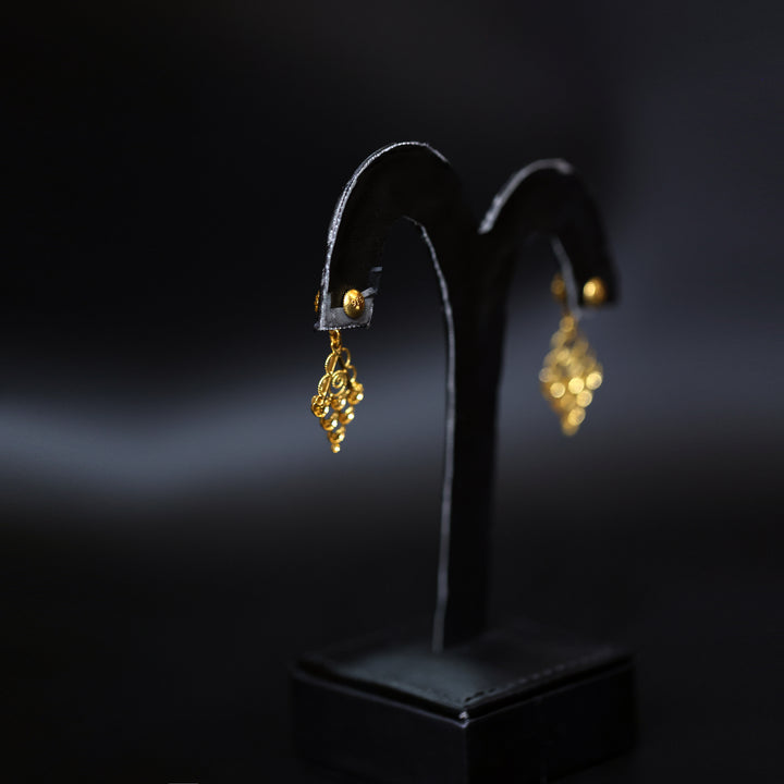 22K Gold Earrings No Making Charges BG80005590
