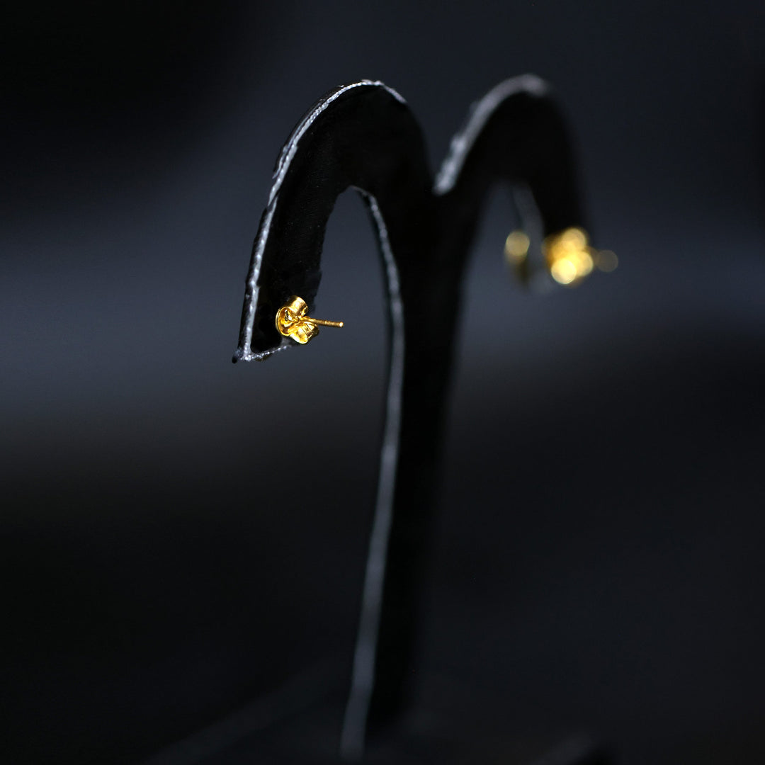 Designer 22K Gold Ear Studs - Zero Making Charges | Order Now