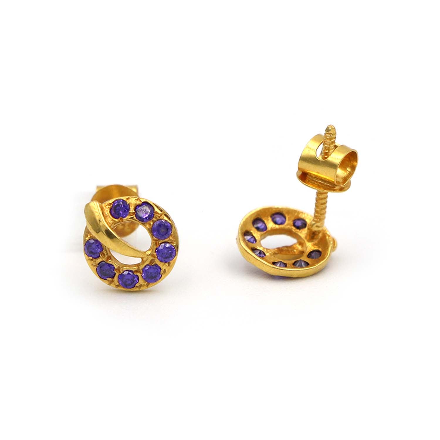 22K Gold Earrings BG80008849 Al Fanan Jewellery