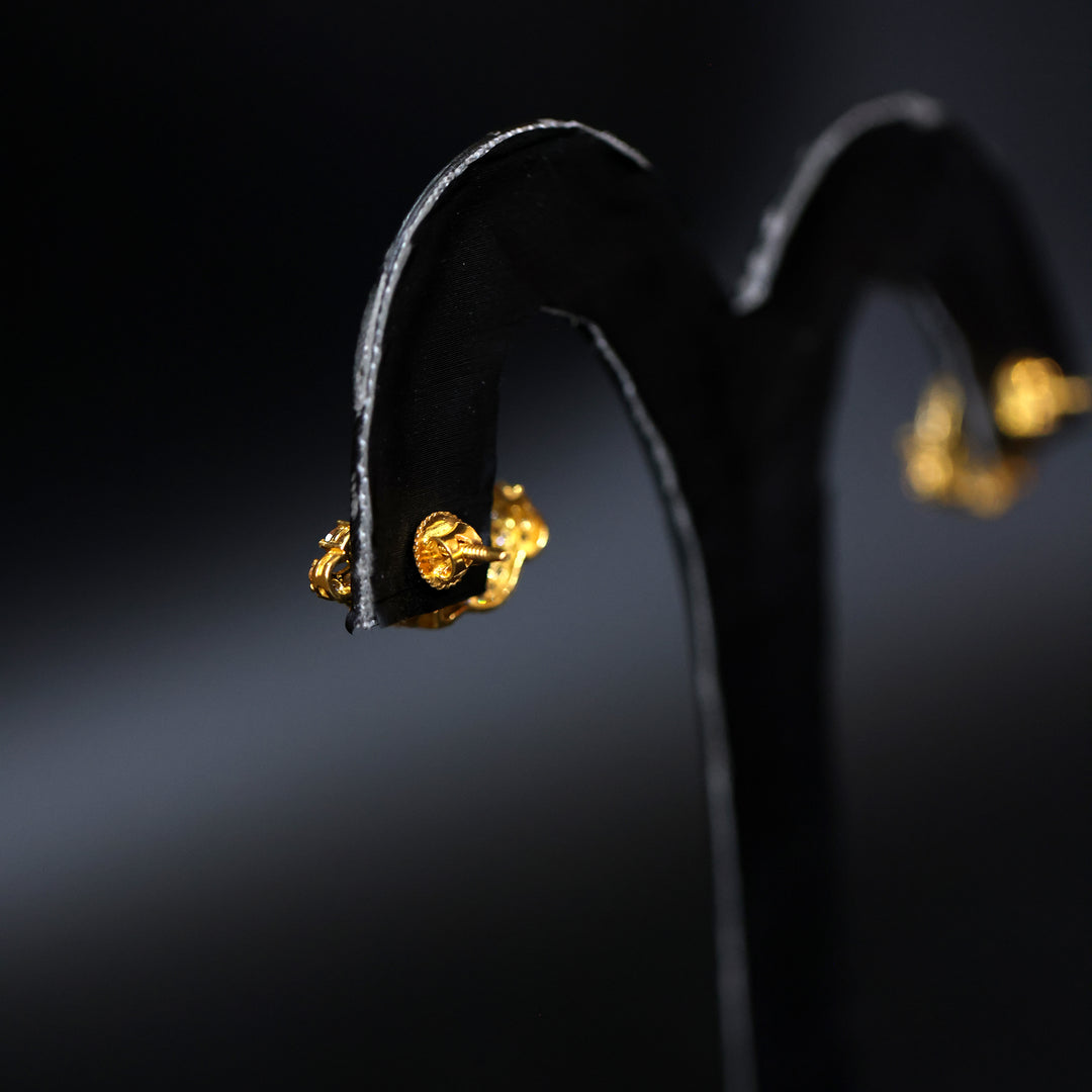 22K Gold Earrings No Making Charges BG80008893