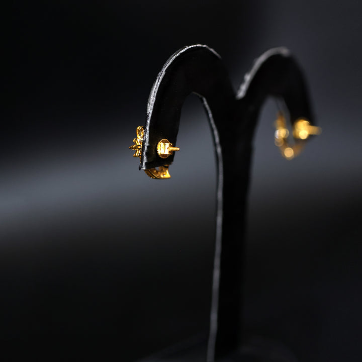 22K Gold Earrings No Making Charges BG80008911