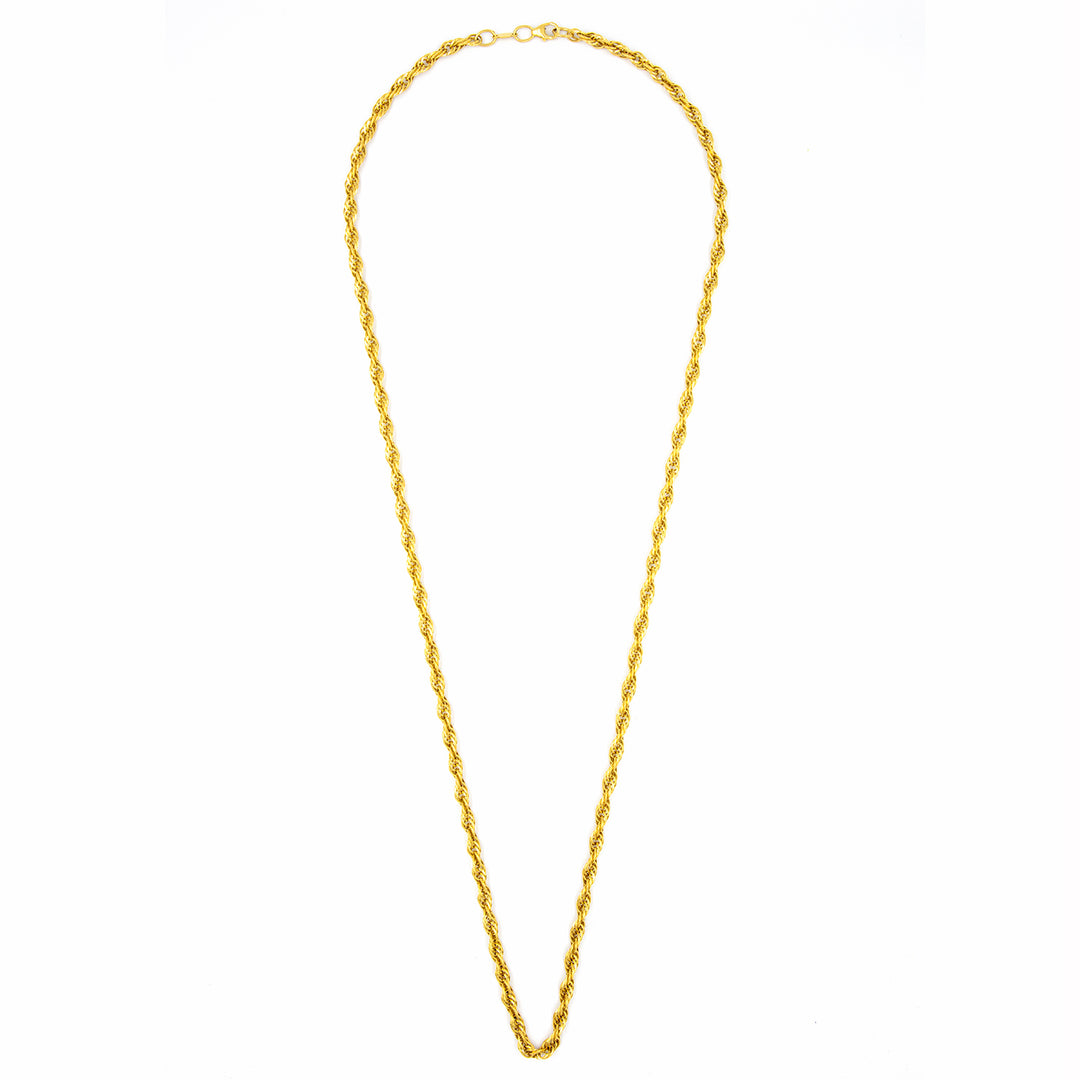 21K Gold Rope Chain BG80011245