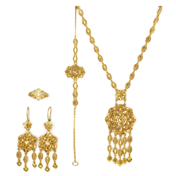 21K Gold Jewelry Set AFN02035