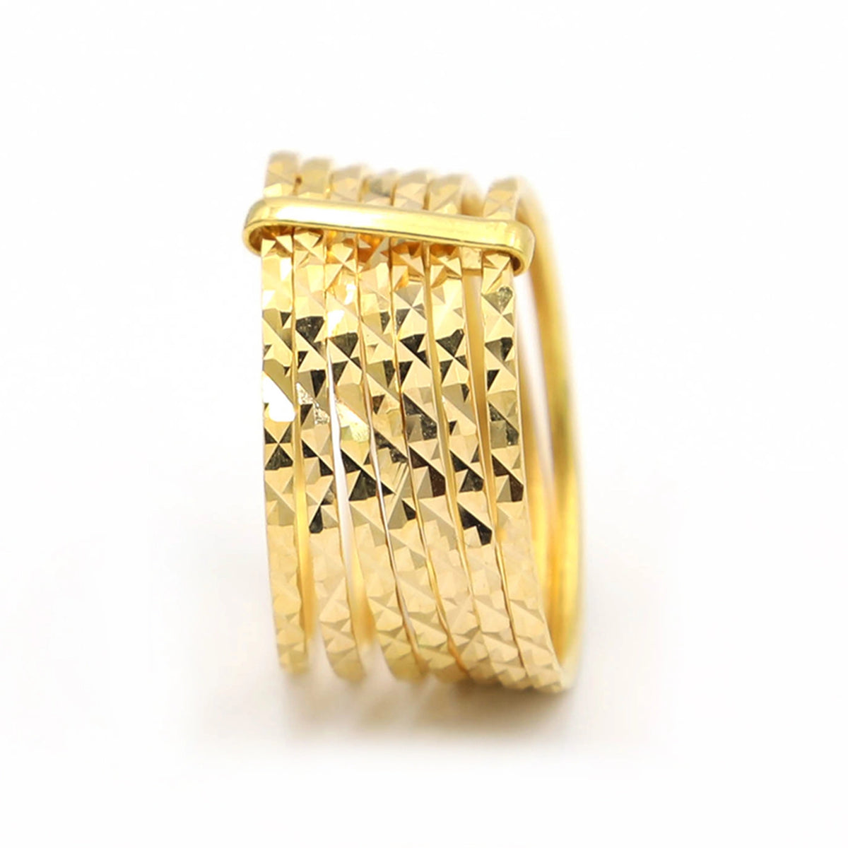 18K ذهب Bridge خاتم الفنان