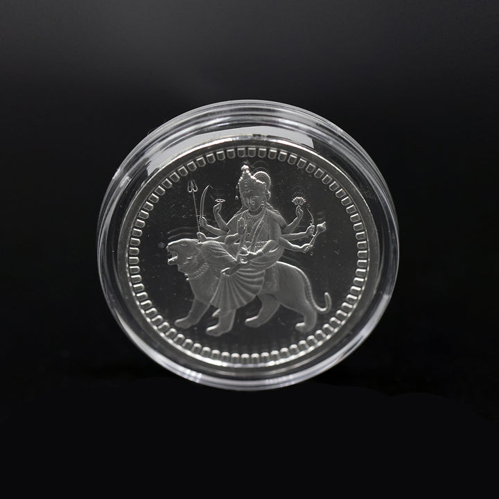 925 Silver Coin Vageshwari Idol SCO00008