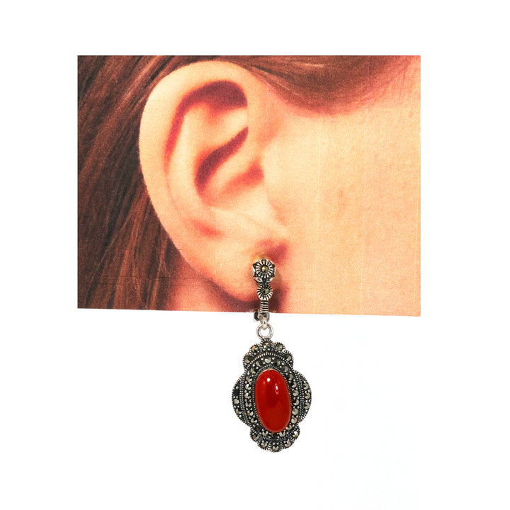 Silver Earrings – Statement Sparkle