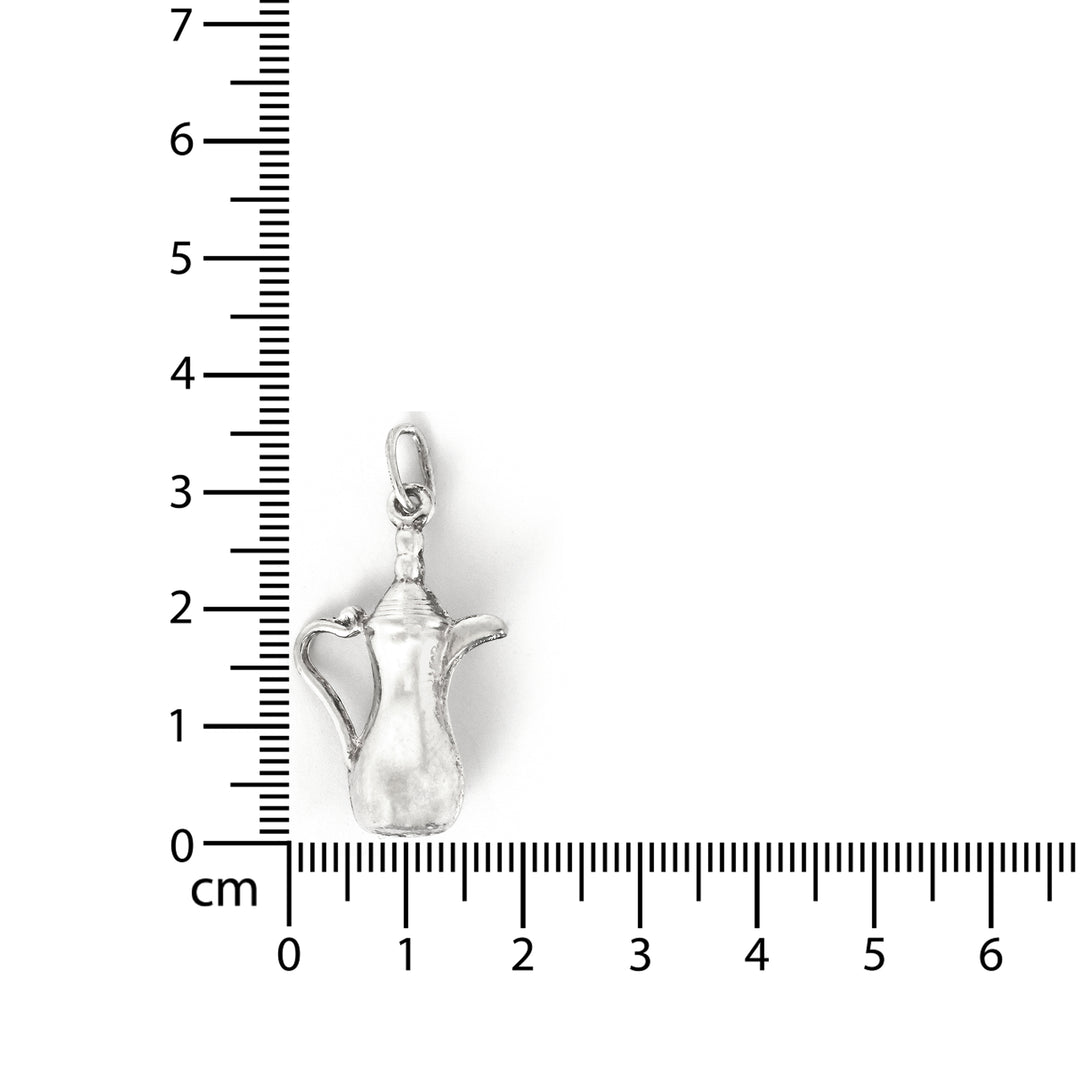 Silver Pendant – Arabic Dallah Coffee Pot Pendant