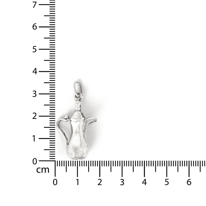 Silver Pendant – Arabic Dallah Coffee Pot Pendant