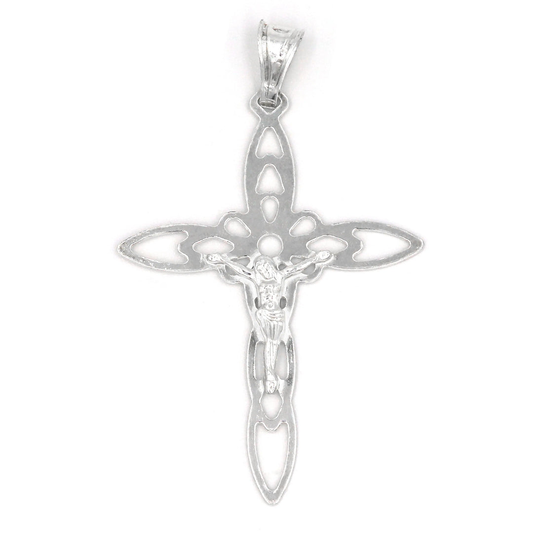 Silver Cross Pendant Al Fanan Jewellery