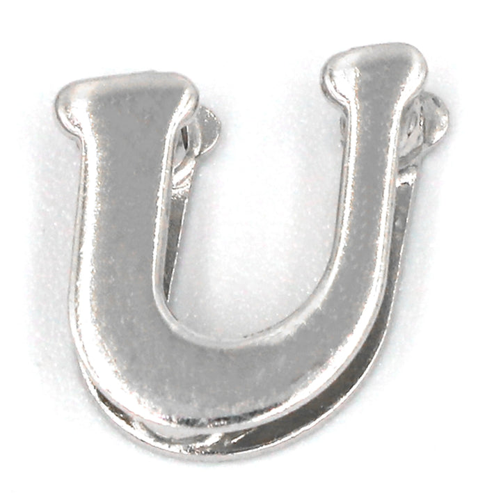 Silver Pendant Letter U Al Fanan Jewellery