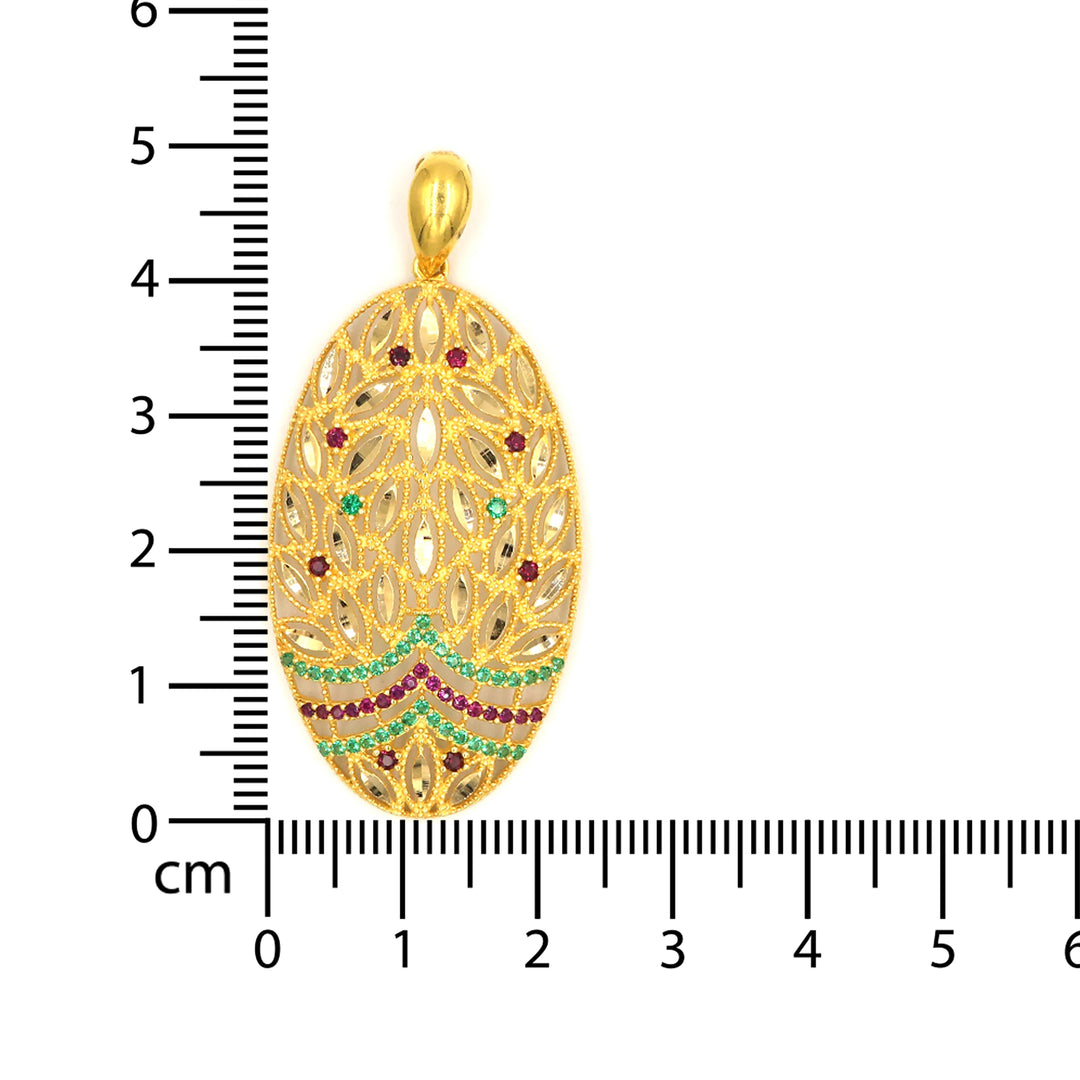 21K Gold Pendant AFP01359