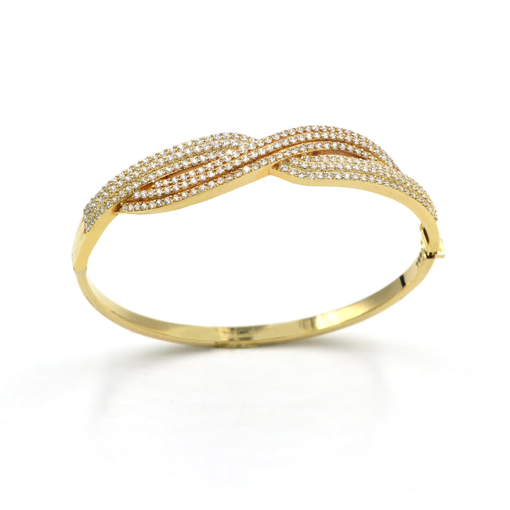 18K Gold Bracelet And Ring Set