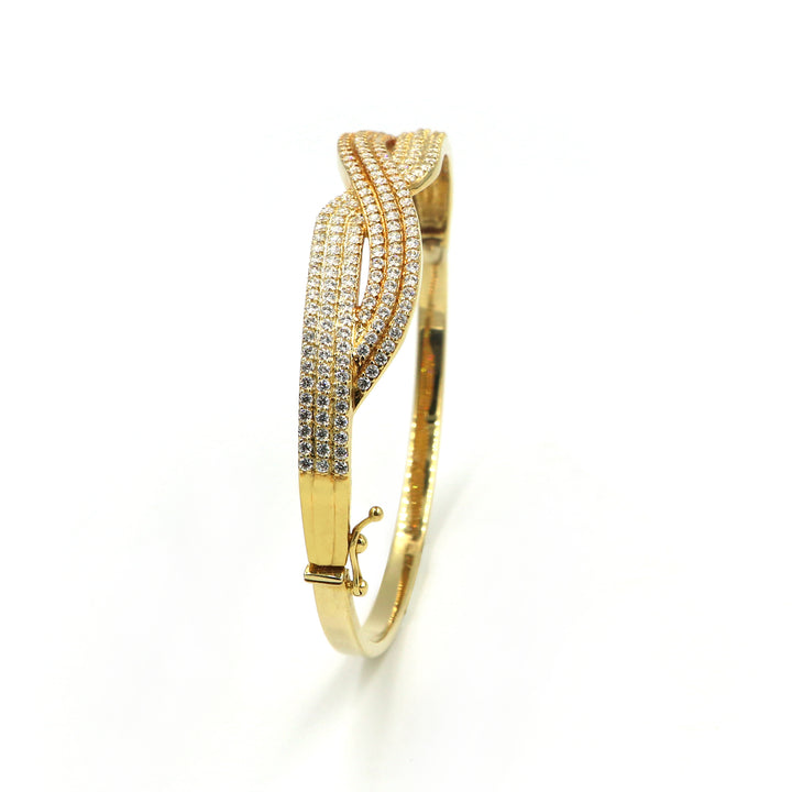 18K Gold Bracelet And Ring Set